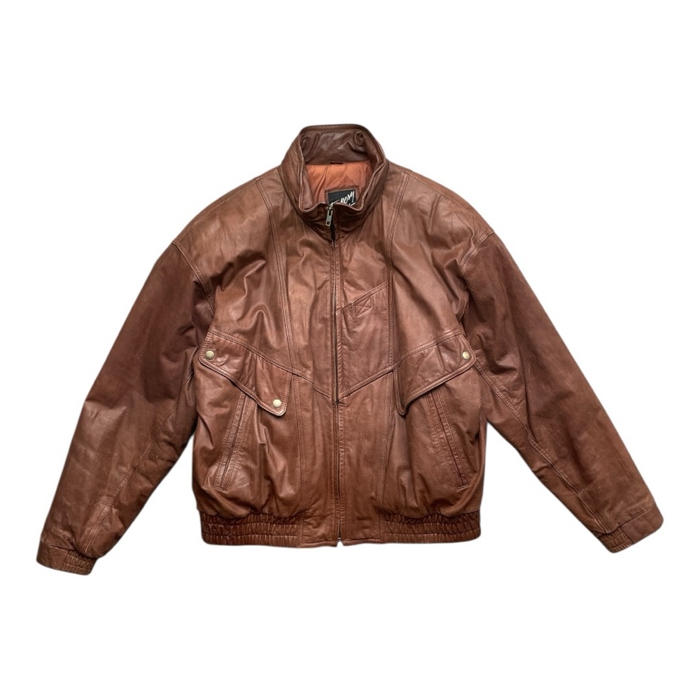 Tannery West Leather Jacket, Brown, Size Large